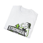 Stronger Than Yesterday Gym T-Shirt - InkAndThreadPrints