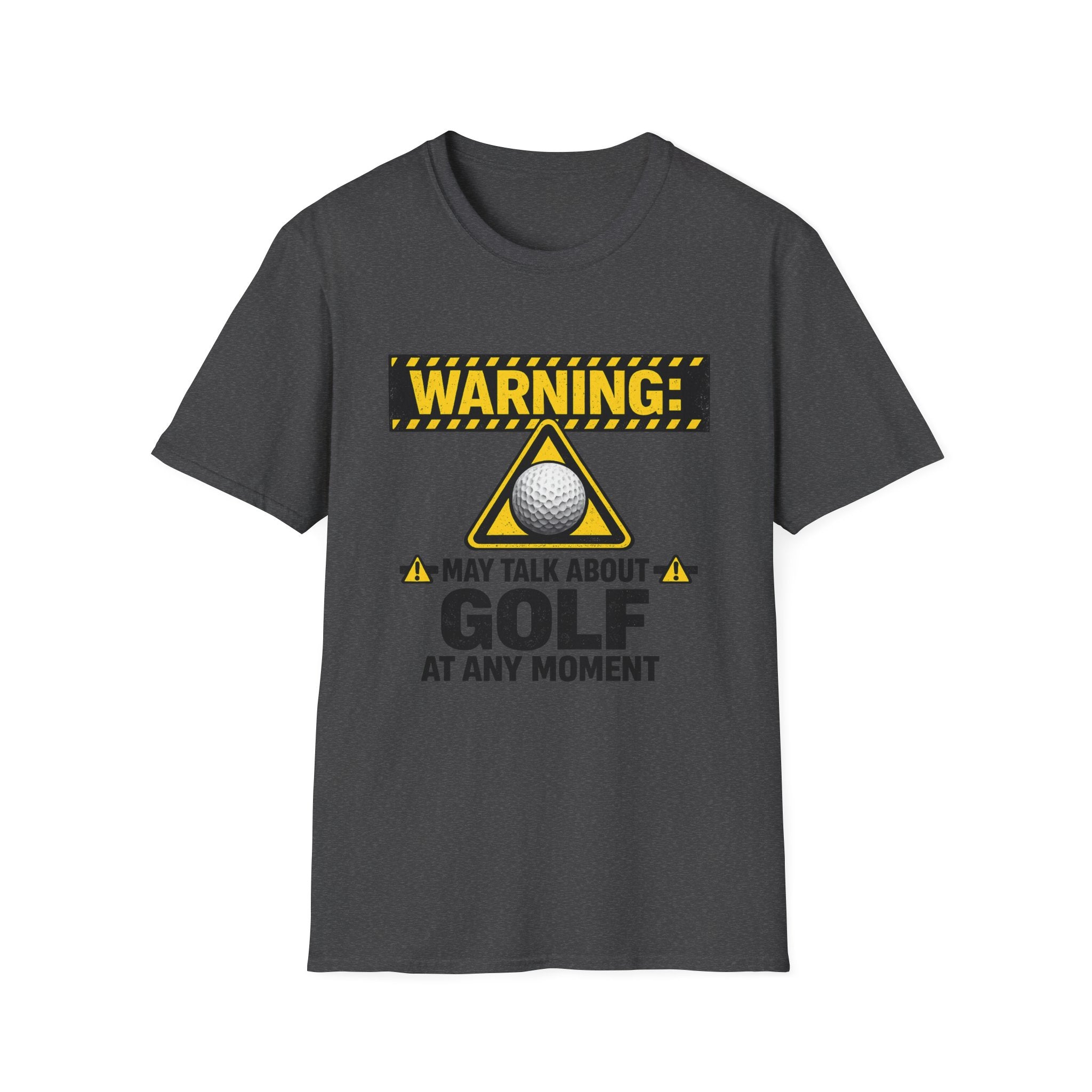 Warning: May Talk About Golf At Any Moment T-Shirt - InkAndThreadPrints