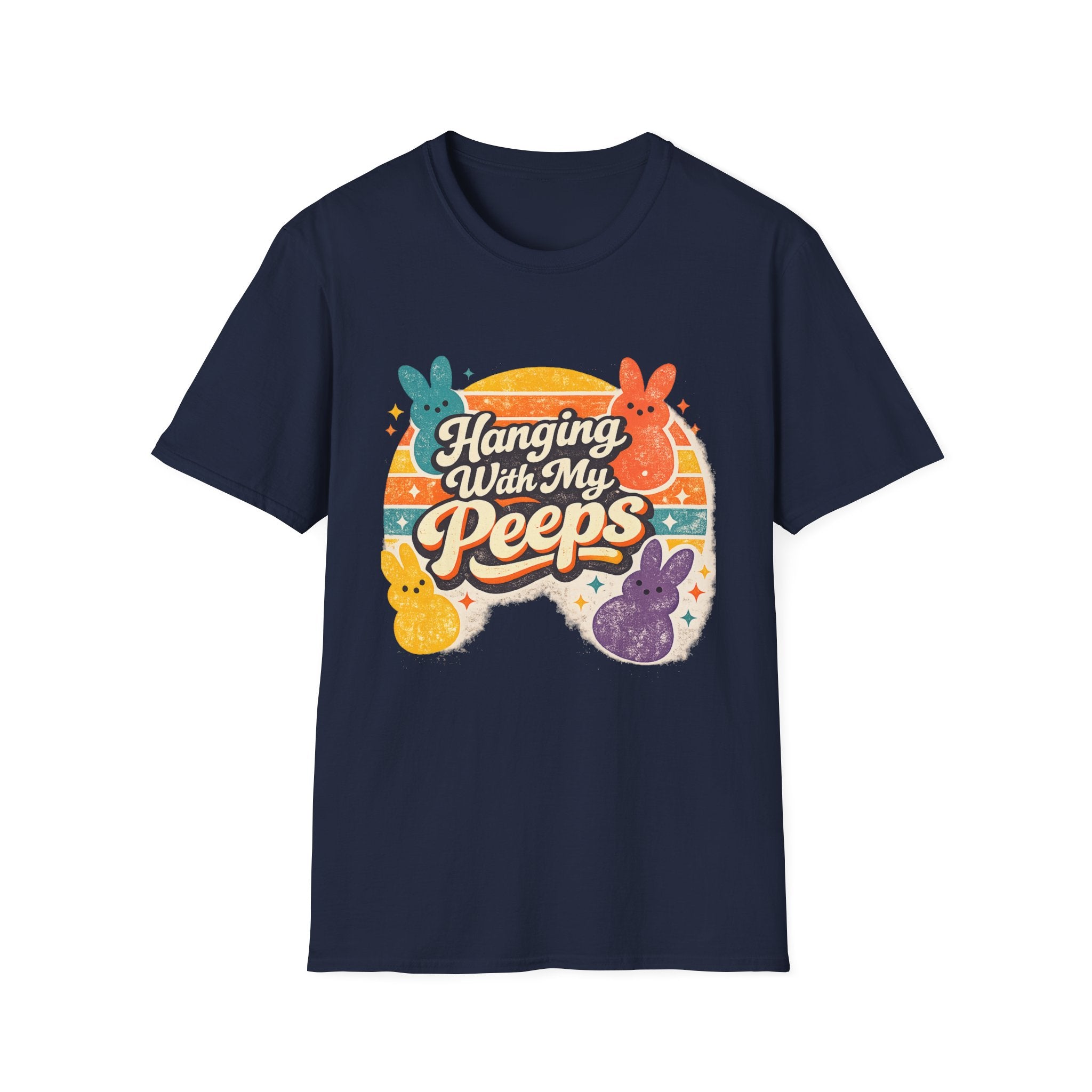Hanging With My Peeps T-Shirt — Cute Easter Peeps Graphic Tee - InkAndThreadPrints
