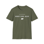 Go Outside. Worst Case: Bear. T-Shirt — Outdoor Adventure Graphic Tee