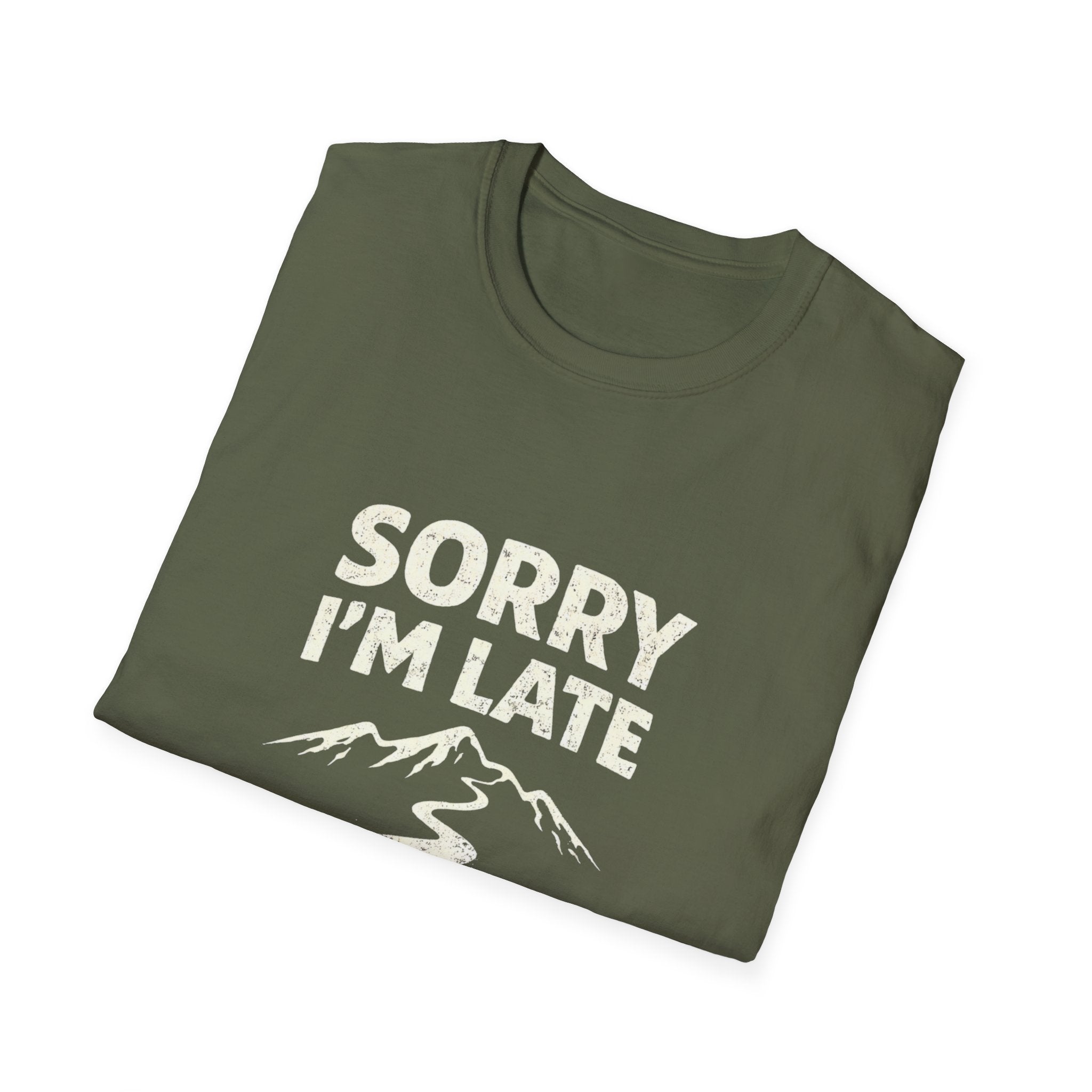 Sorry I'm Late I Was Hiking T-Shirt - InkAndThreadPrints