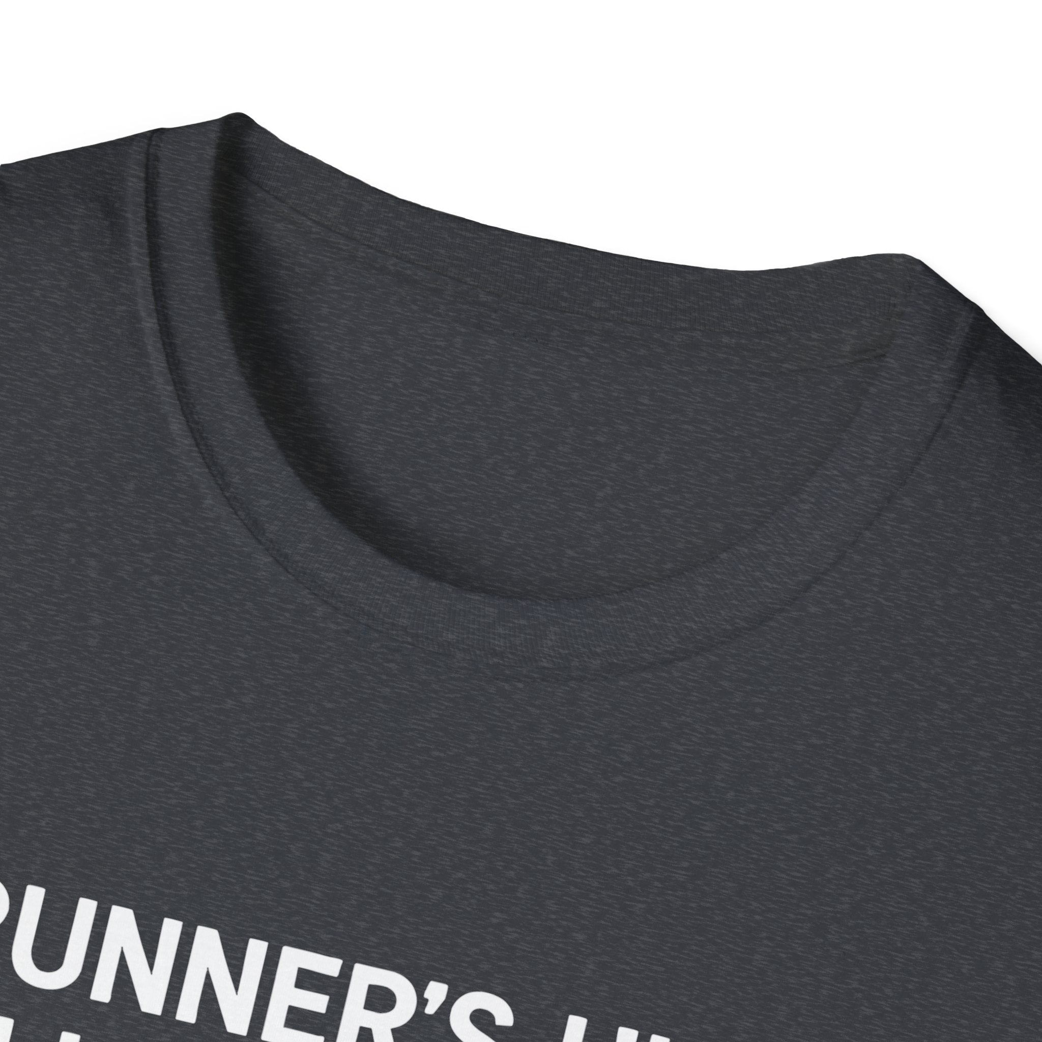 Runner's High Club T-Shirt – Funny Running Shirt with Heartbeat Graphic - InkAndThreadPrints