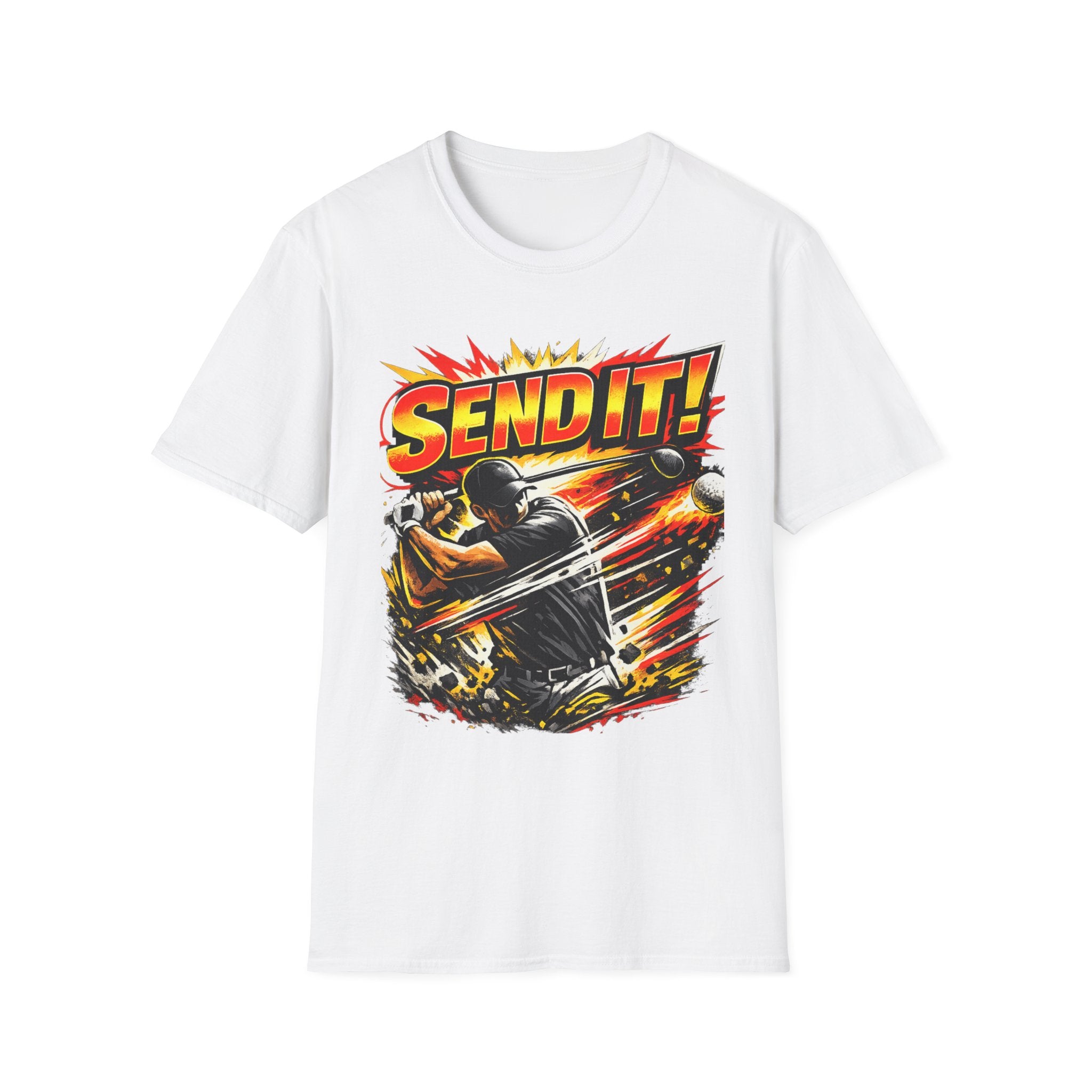 Send It! Skateboard Graphic T-Shirt - InkAndThreadPrints