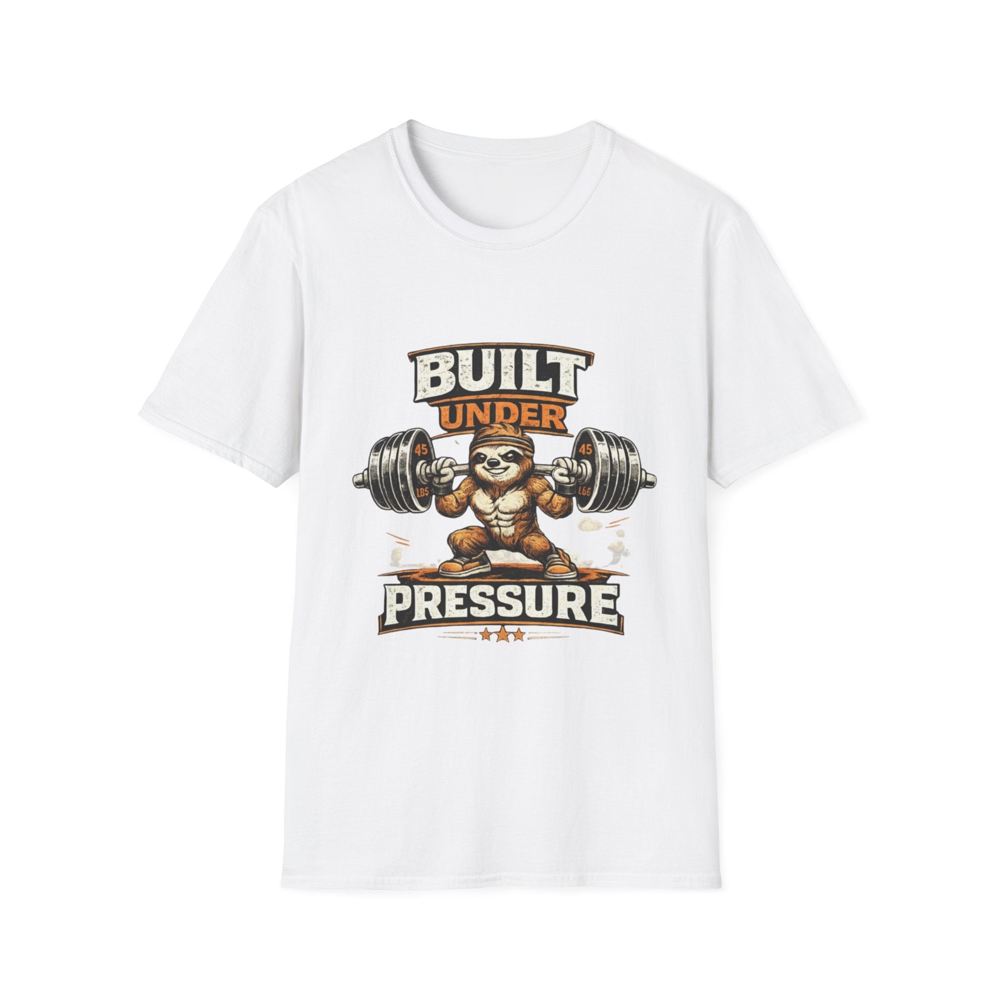 Built Under Pressure Weightlifting T-Shirt - InkAndThreadPrints