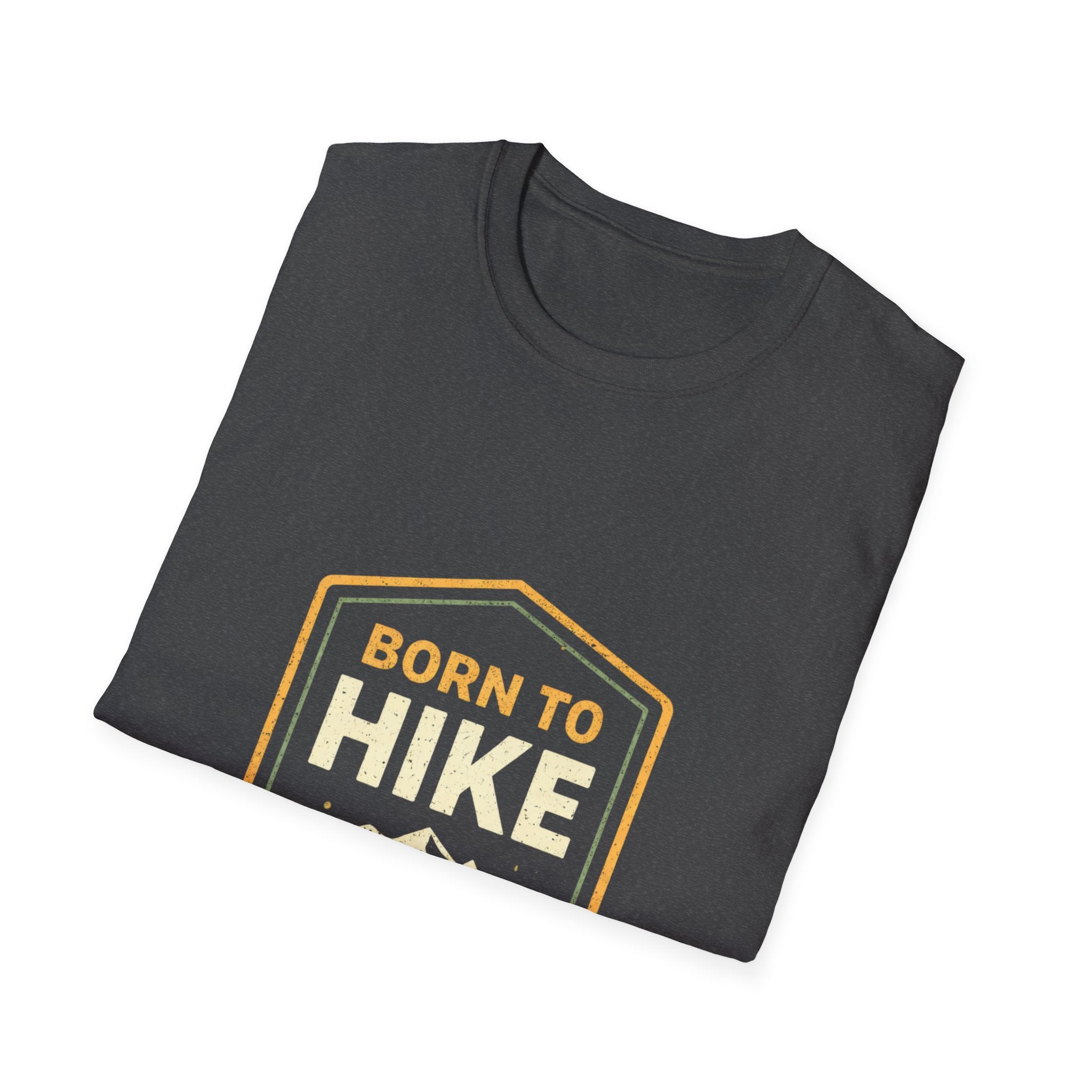 Born to Hike T-Shirt — Mountain Hiking Graphic Tee - InkAndThreadPrints