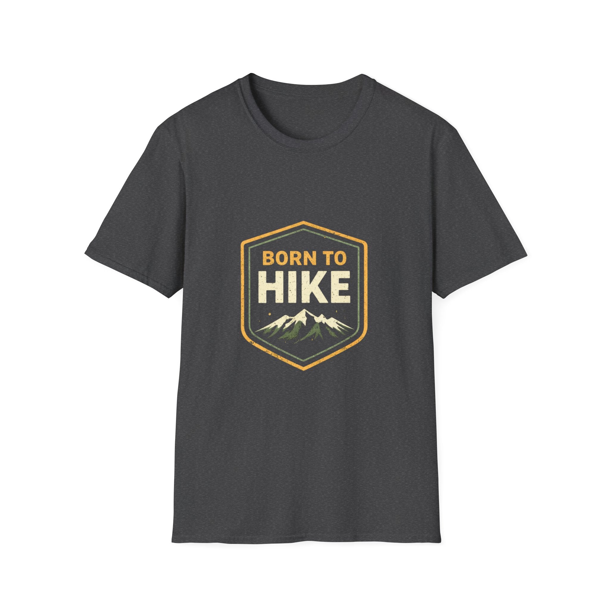 Born to Hike T-Shirt — Mountain Hiking Graphic Tee - InkAndThreadPrints
