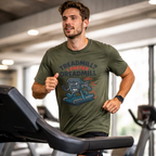 T-Shirt — “Treadmill? I Prefer Dreadmill” Funny Running Tee - InkAndThreadPrints
