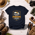 Weekend Forecast: 100% Chance of Hiking T-Shirt - InkAndThreadPrints